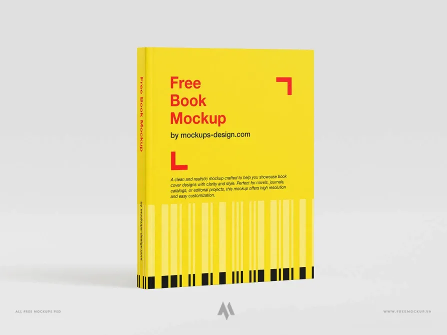 Bộp 7 file mockup sách chuyên nghiệp