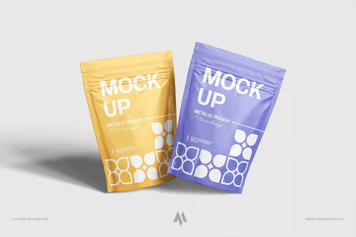 Mockup túi zipper nhựa
