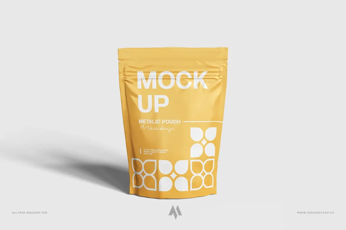 Mockup túi zipper nhựa