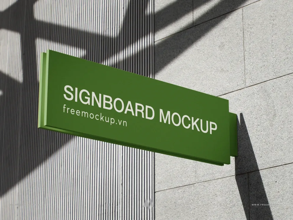 Mockup bảng hiệu thu hút mọi ánh nhìn!