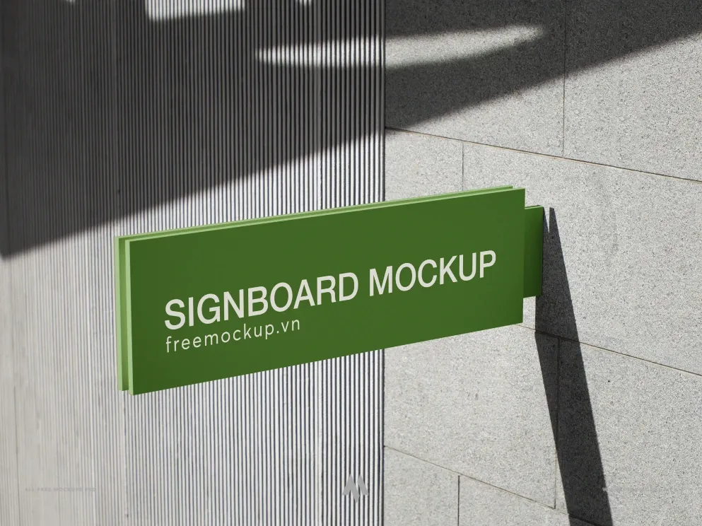 Mockup bảng hiệu thu hút mọi ánh nhìn!