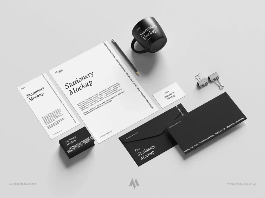 Trình bày thương hiệu hoàn hảo: Bộ mockup chuyên nghiệp