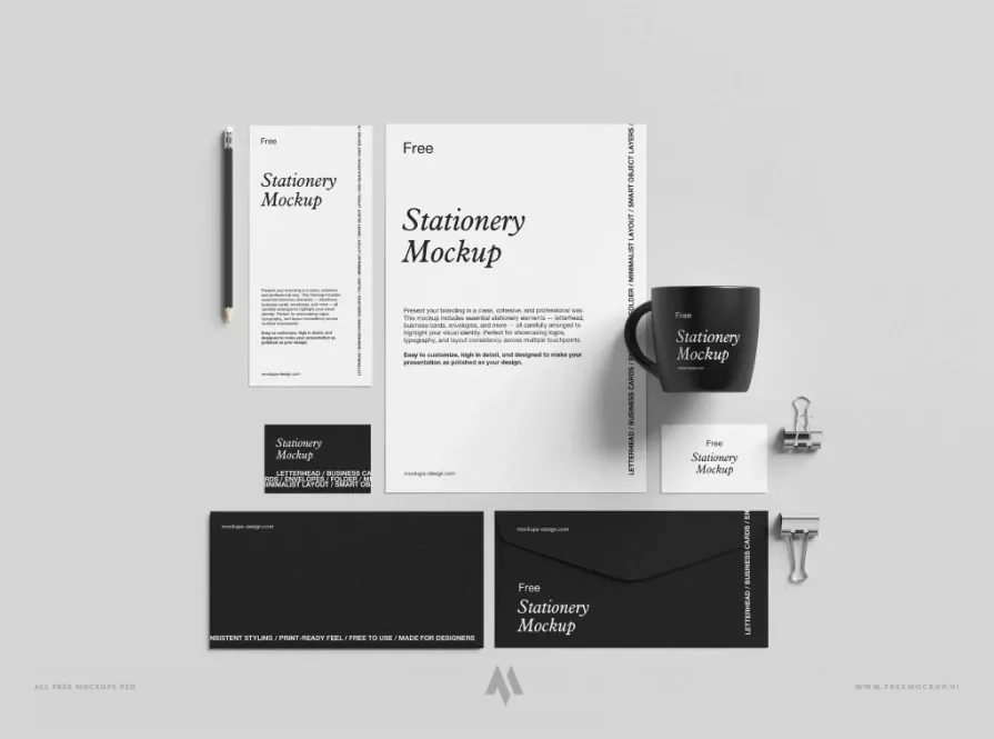Trình bày thương hiệu hoàn hảo: Bộ mockup chuyên nghiệp