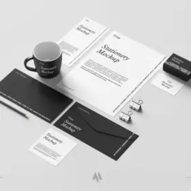 Bộ mockup nhận diện thương hiệu chuyên nghiệp