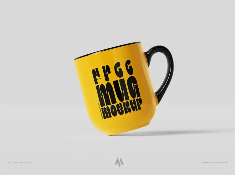 Mockup cốc sứ PSD miễn phí