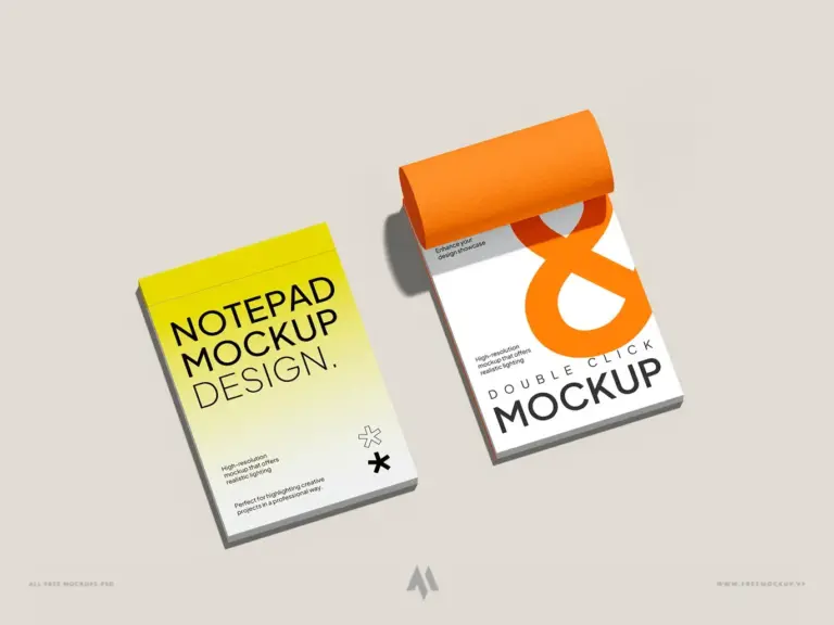 Mockup sổ tay miễn phí PSD