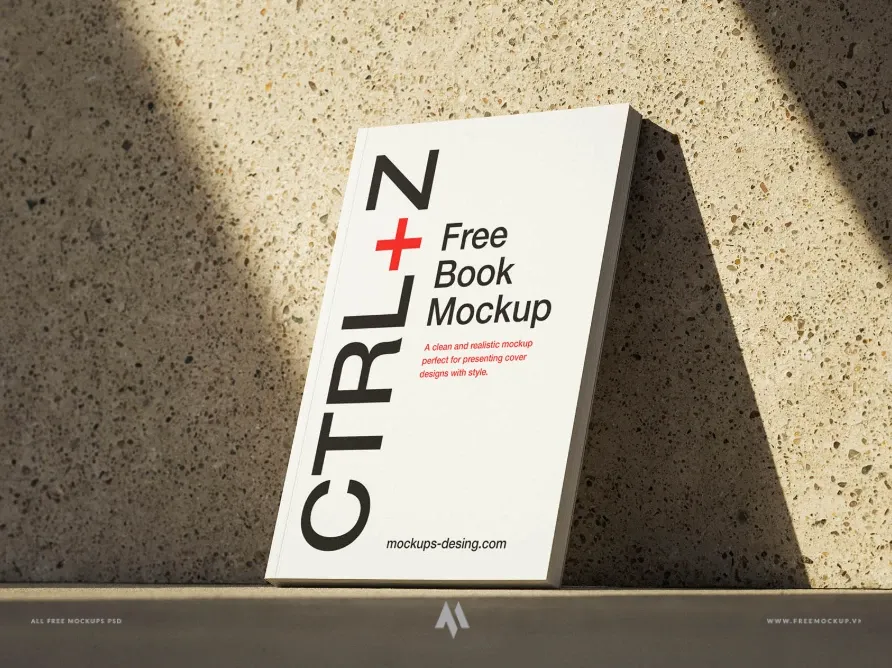 Mockup bìa sách chuyên nghiệp miễn phí