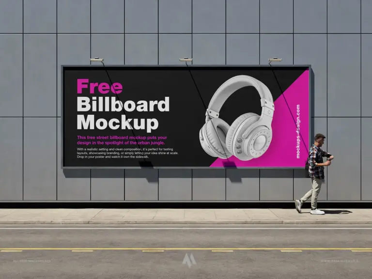Mockup Billboard Nâng Tầm Quảng Cáo