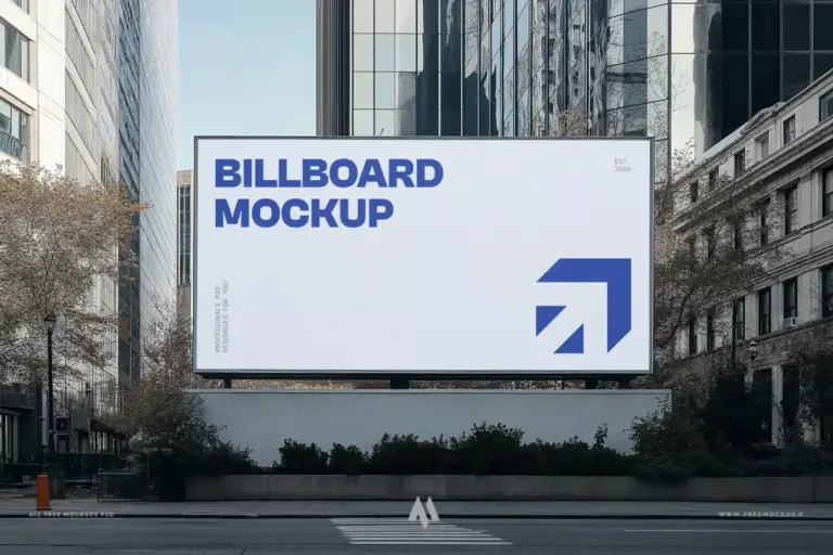 Mockup Biển Quảng Cáo Lớn Miễn Phí