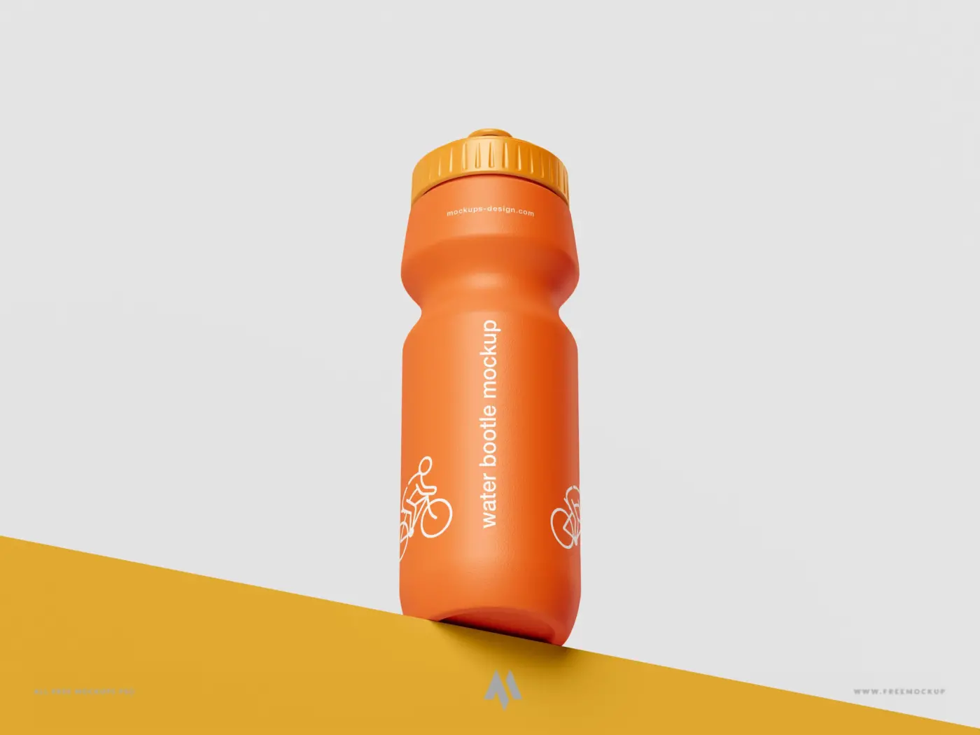 Mockup bình nước uống thể thao