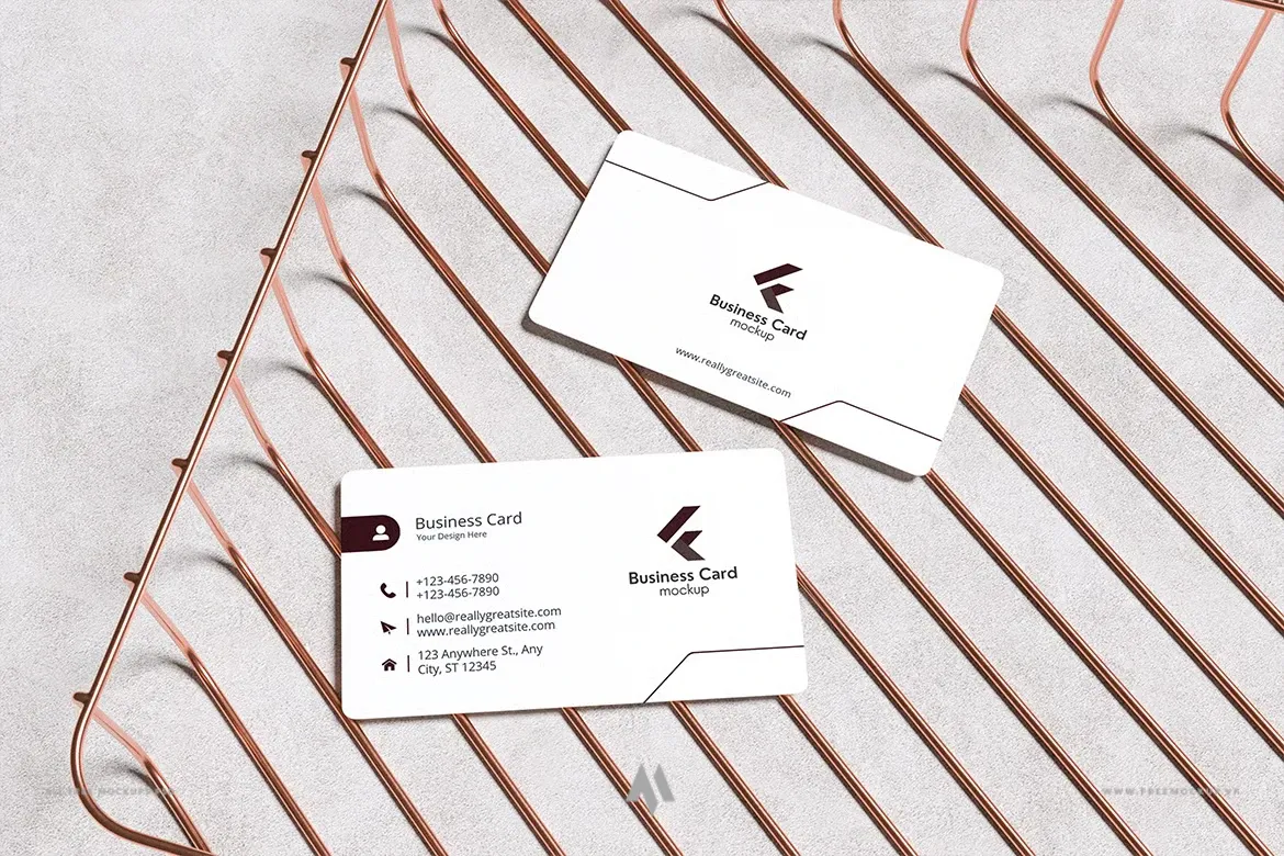 Mockup danh thiếp ấn tượng