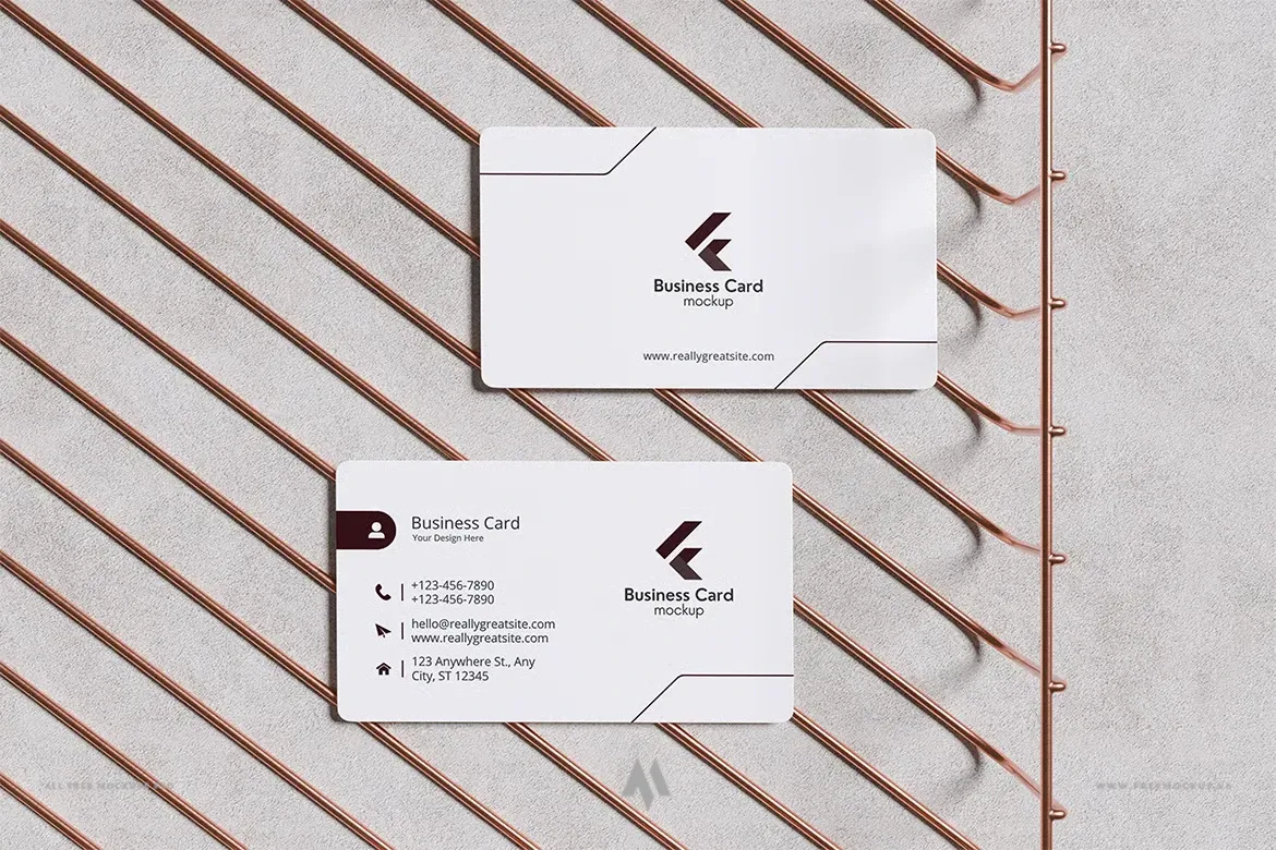 Mockup danh thiếp ấn tượng