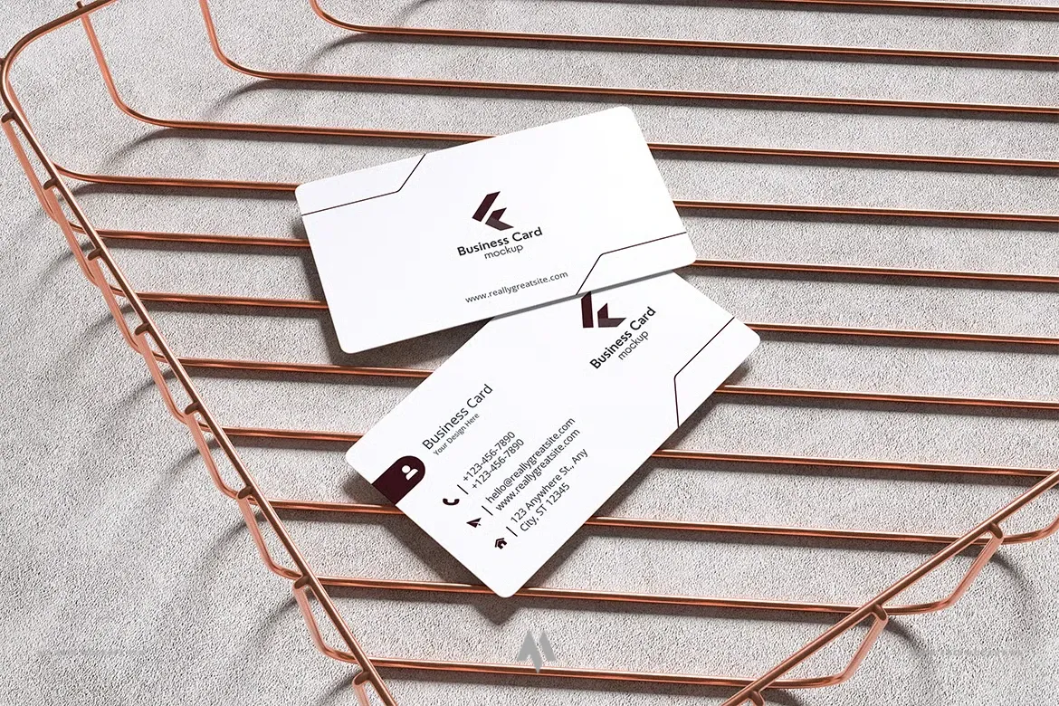 Mockup danh thiếp ấn tượng