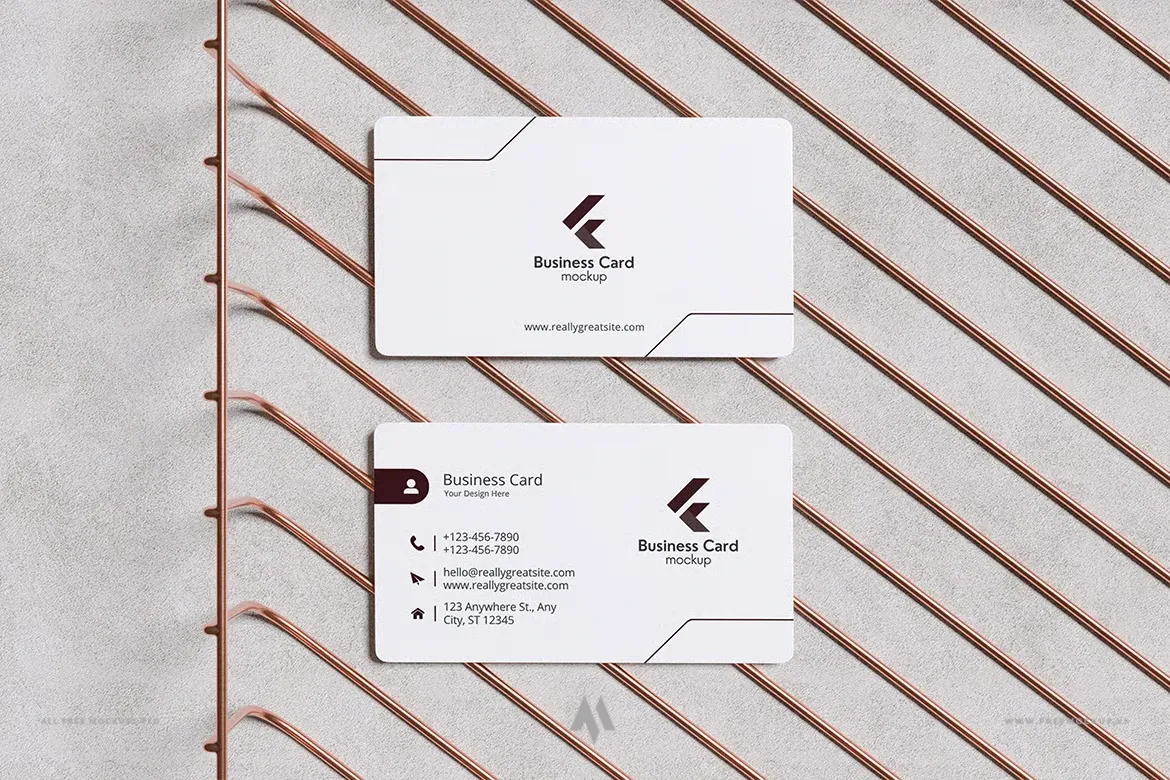 Mockup danh thiếp ấn tượng