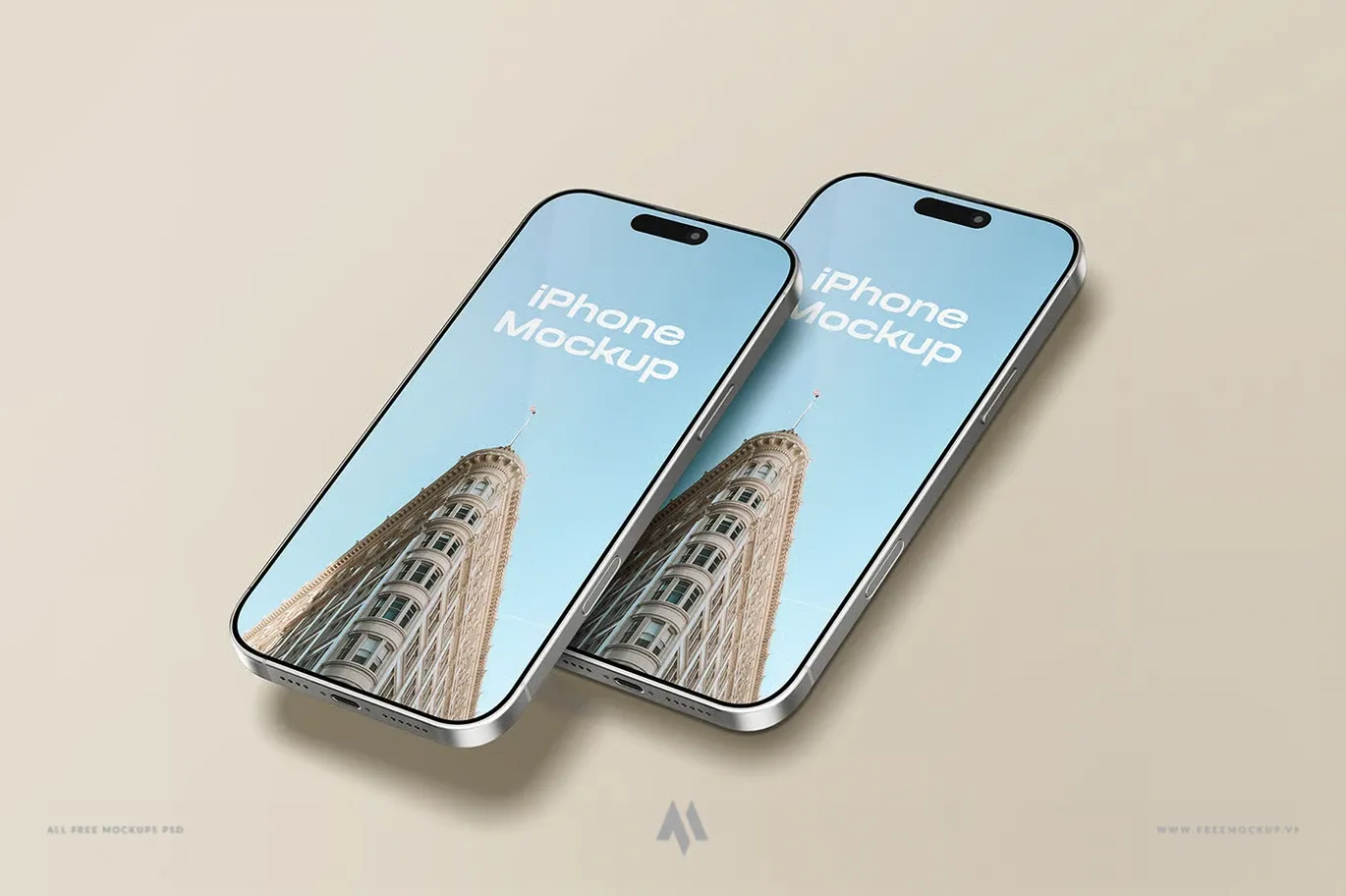 Mockup màn hình iphone