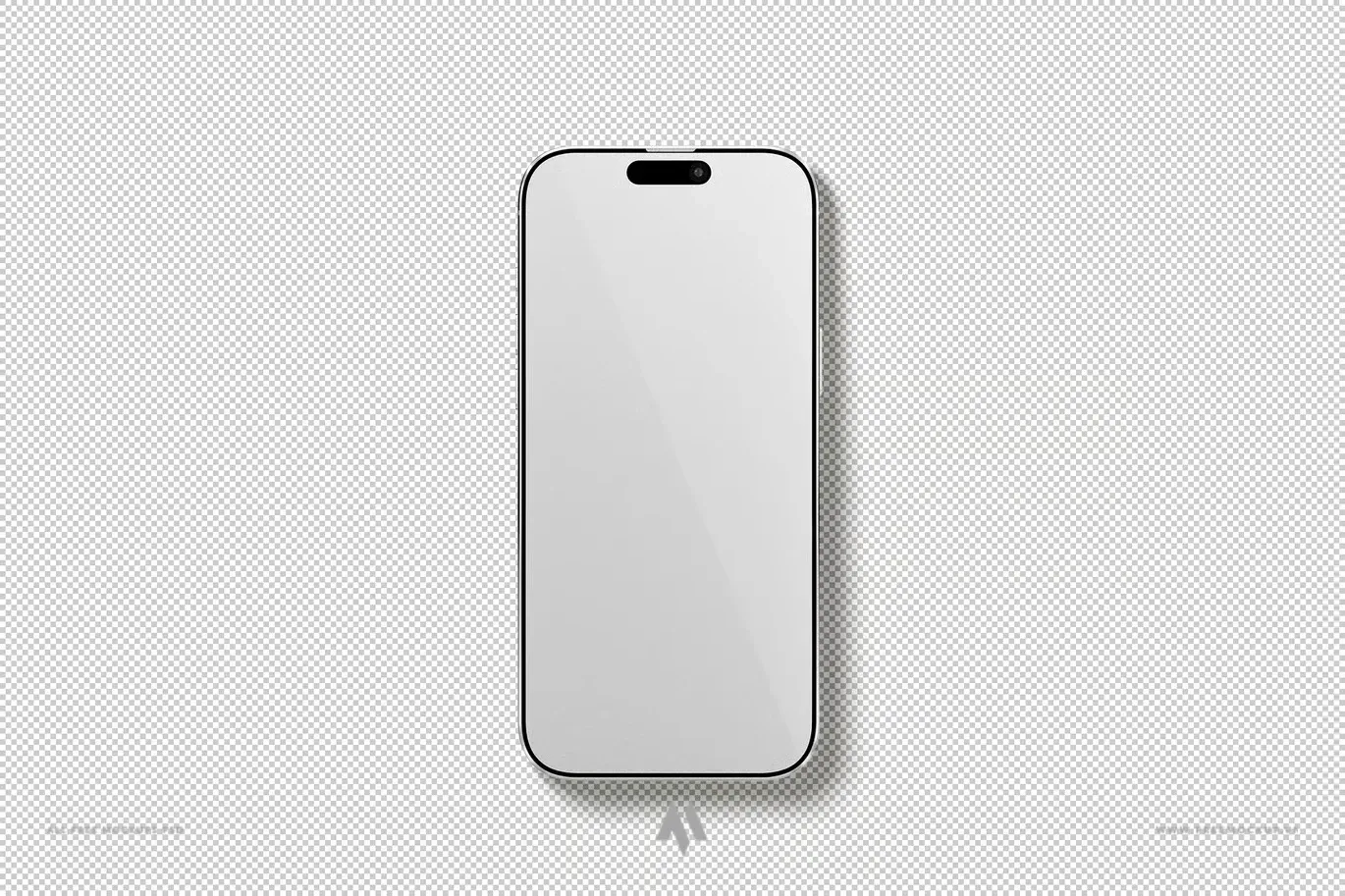 Mockup màn hình iphone