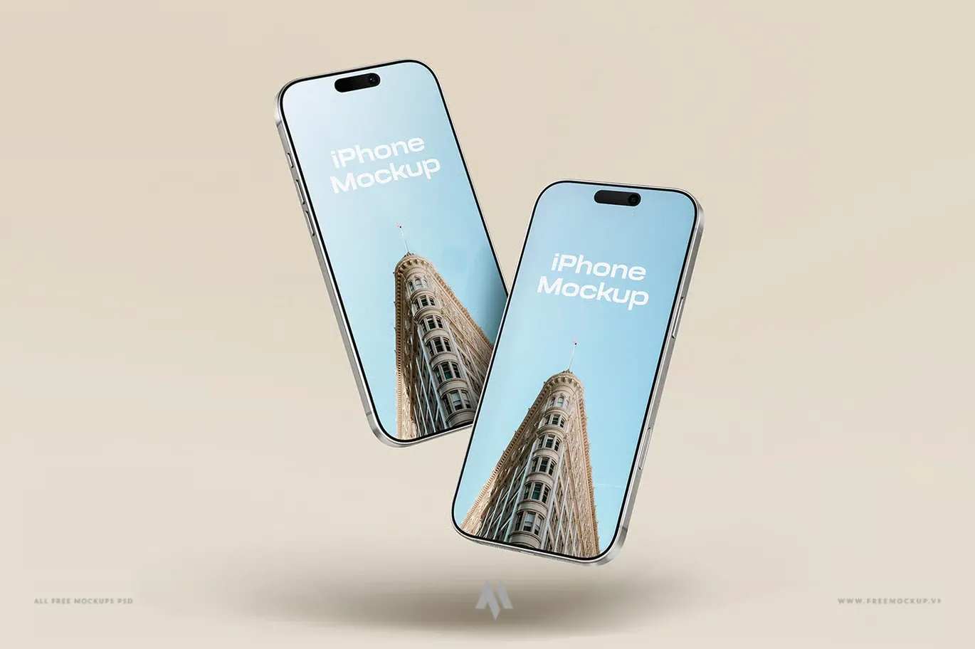 Mockup màn hình iphone
