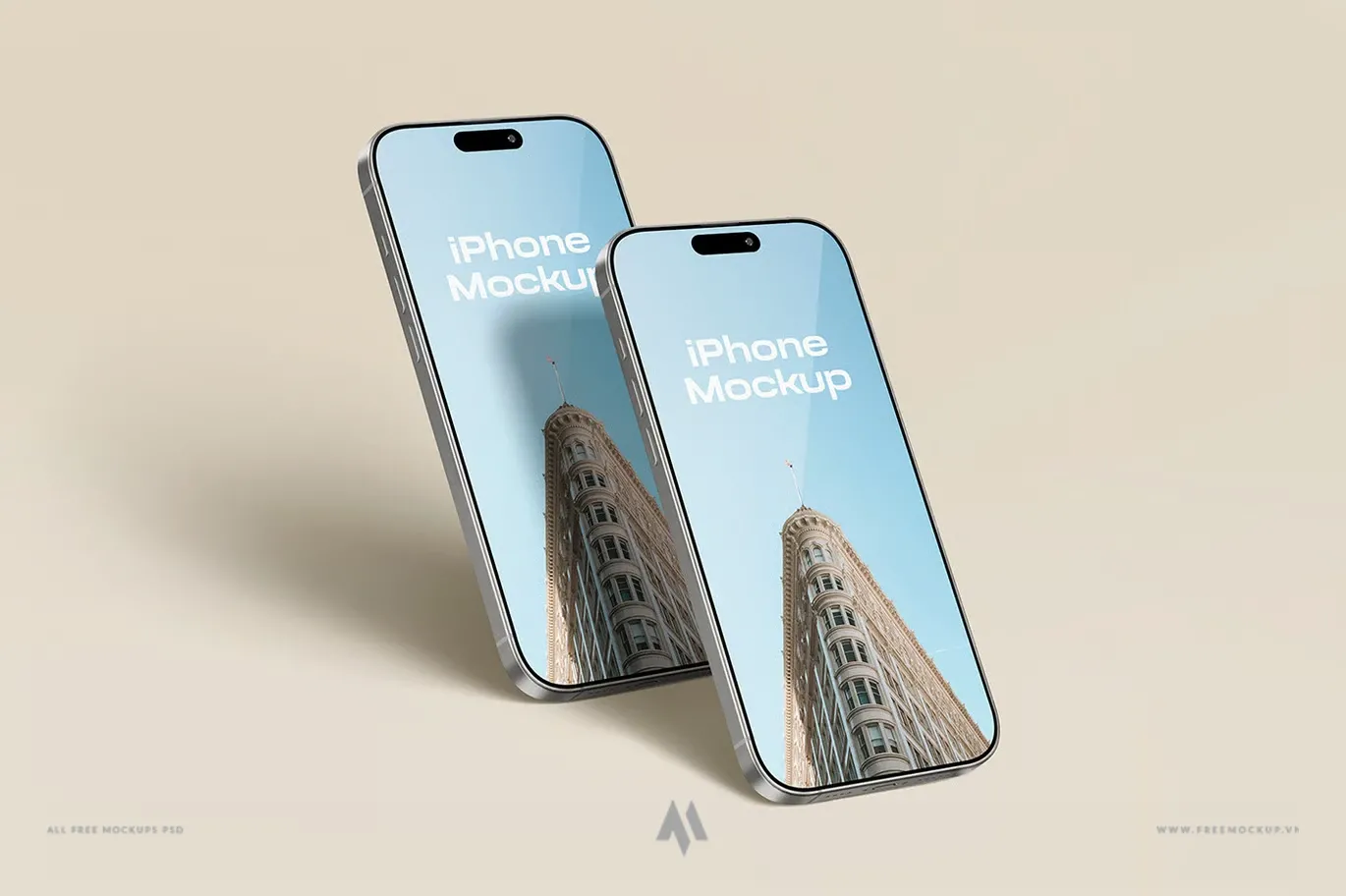 Mockup màn hình iphone
