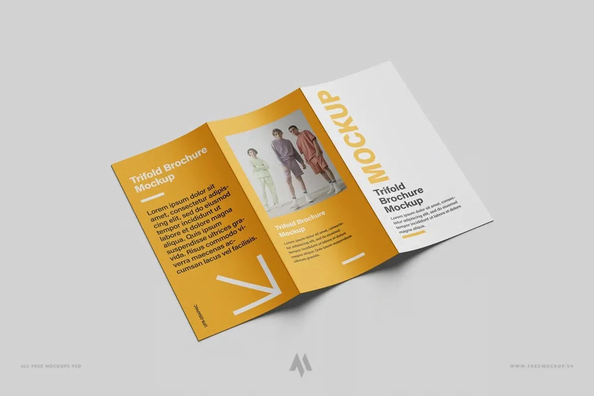 Mockup Brochure Gấp Ba: Nâng Tầm Thiết Kế Của Bạn