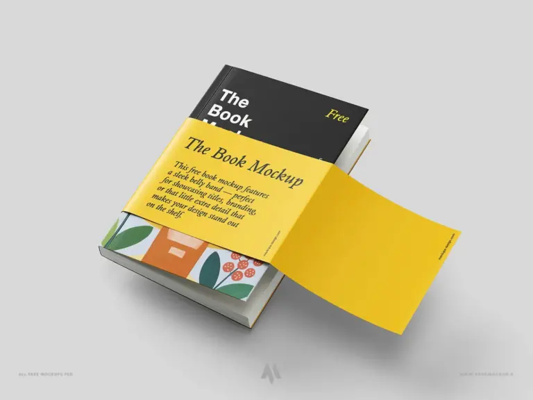 Mockup thiết kế bìa sách miễn phí