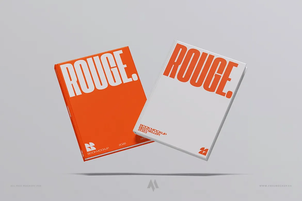 Nâng tầm thiết kế: Mockup sách bìa cứng hoàn hảo.