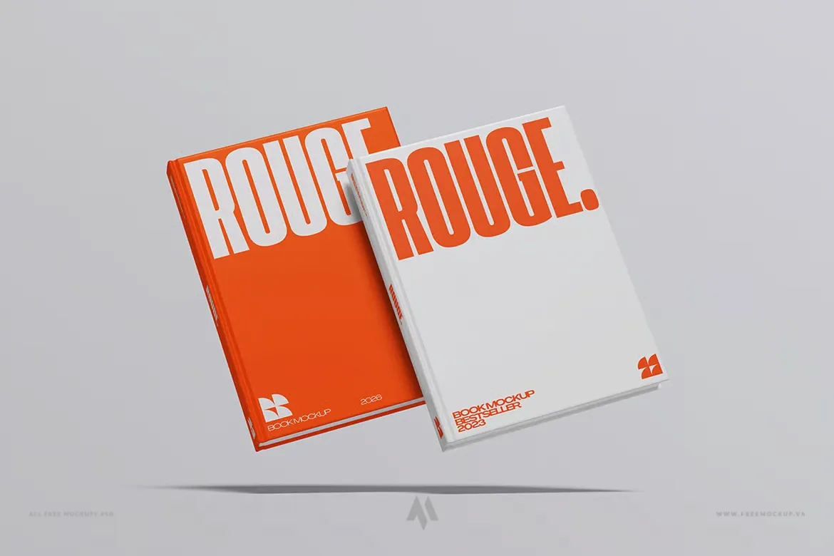 Mockup sách bìa cứng miễn phí