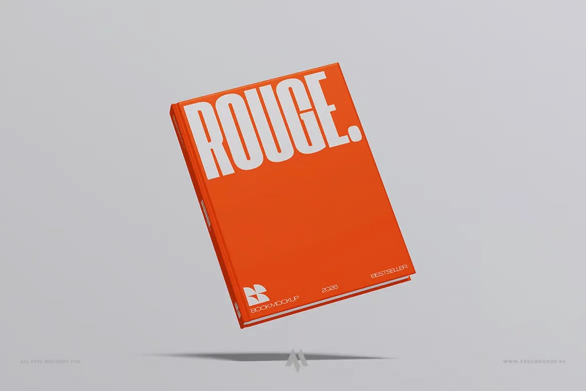 Mockup sách bìa cứng miễn phí