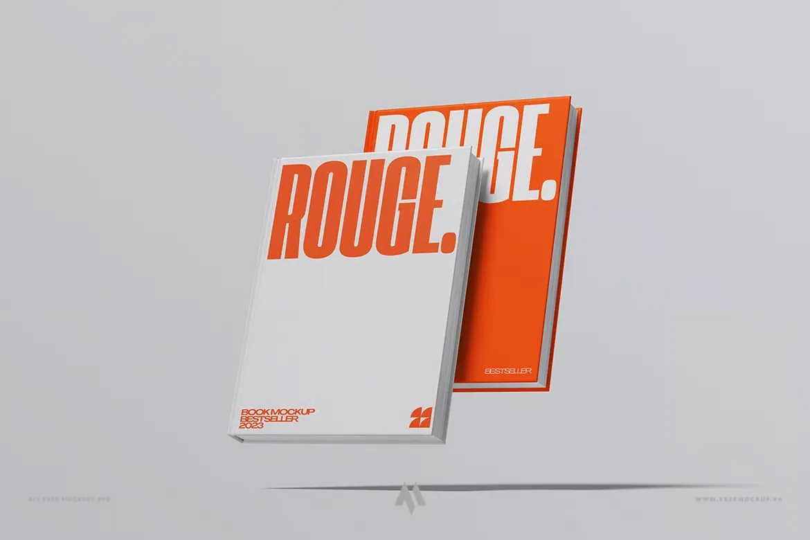 Mockup sách bìa cứng miễn phí