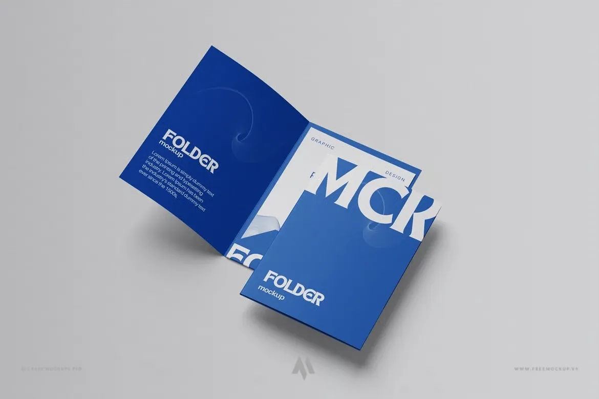 Bộ mockup kẹp tài liệu miễn phí