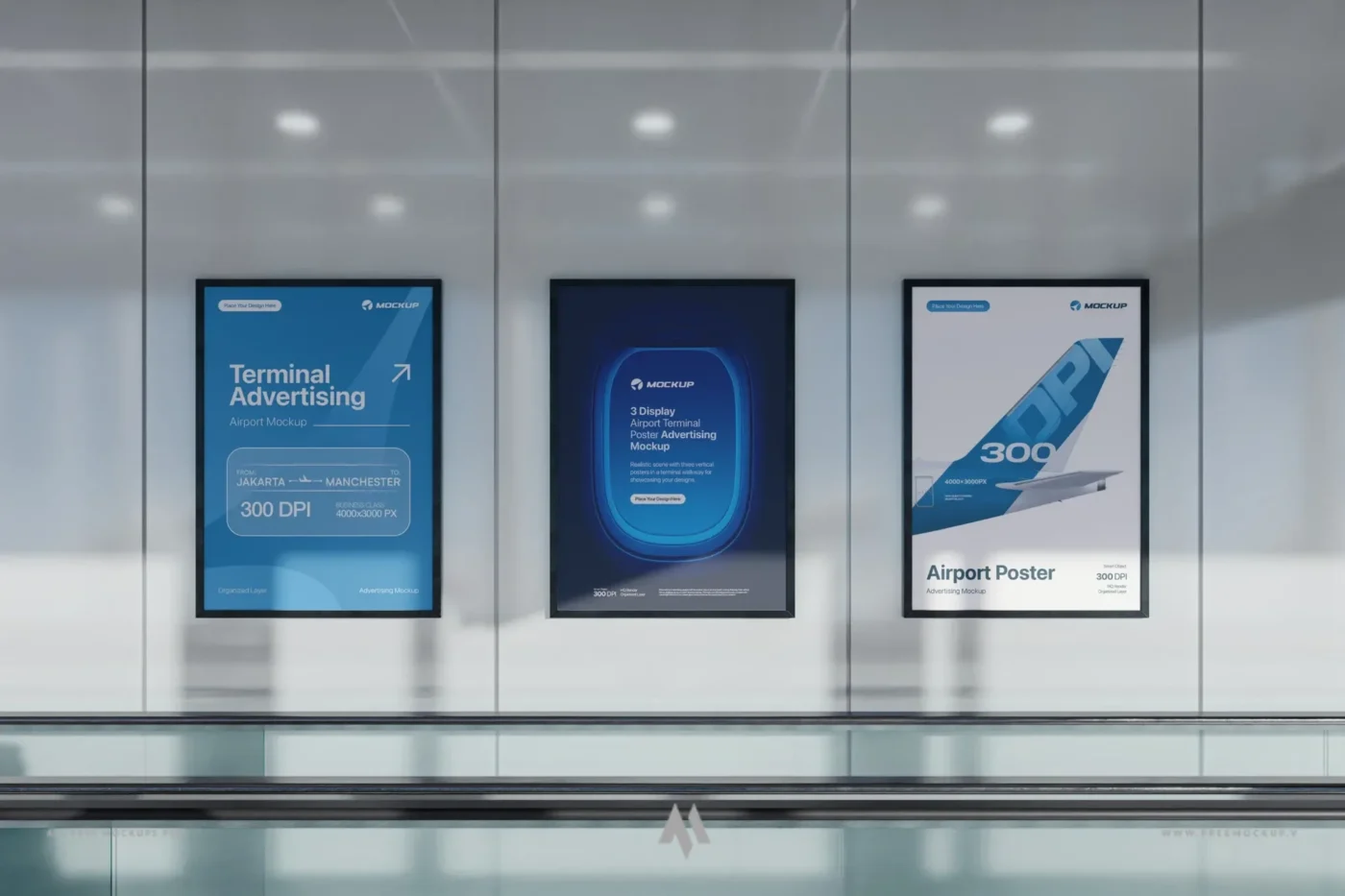Bí quyết thiết kế nổi bật với Mockup Poster Sân bay!