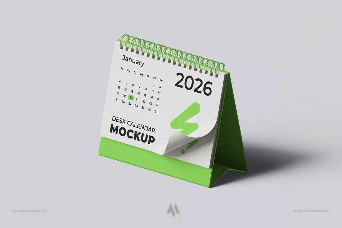 Tạo Mockup Lịch Để Bàn: Chuyên nghiệp Chỉ Trong Vài Giây!