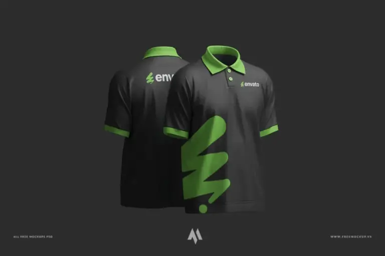 Mockup áo Polo miễn phí