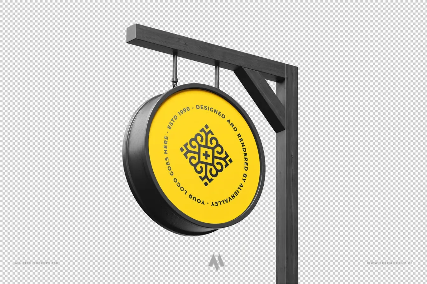 Mockup biển tròn: Thiết kế ấn tượng, thu hút khách hàng!