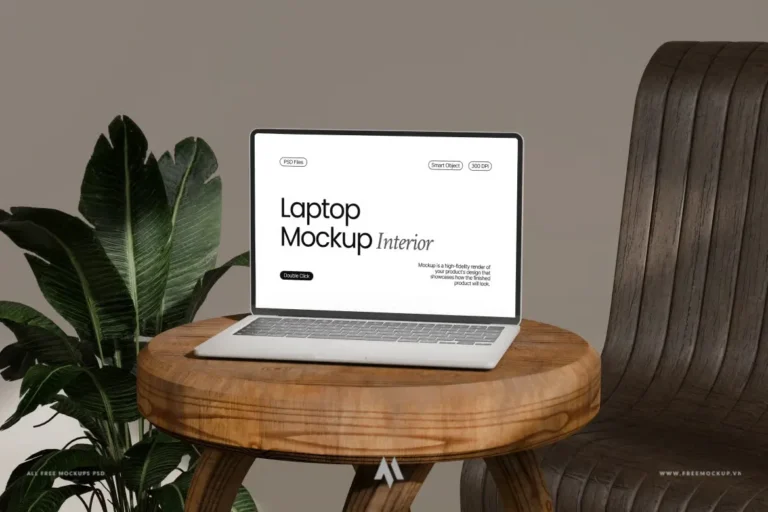 Mockup laptop chuyên nghiệp