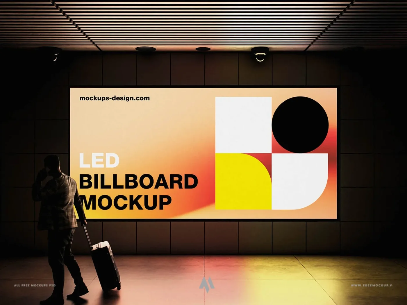 Mockup LED: Trình bày thiết kế quảng cáo ấn tượng!