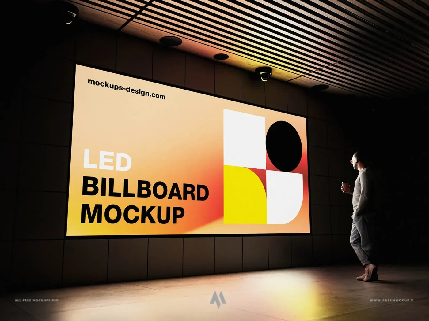 Mockup LED: Trình bày thiết kế quảng cáo ấn tượng!