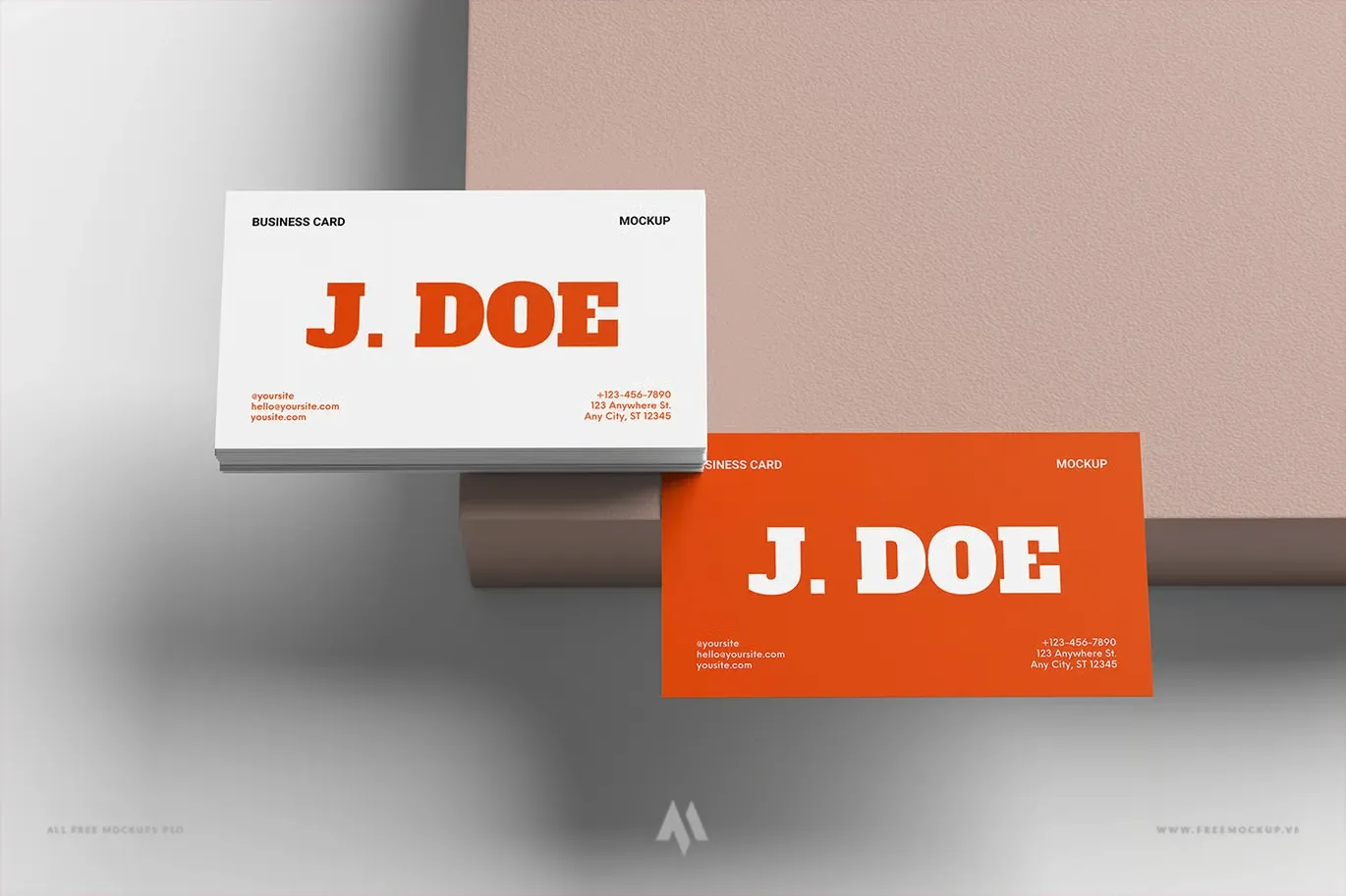 Nâng Tầm Thương Hiệu Với Mockup Danh Thiếp 3D