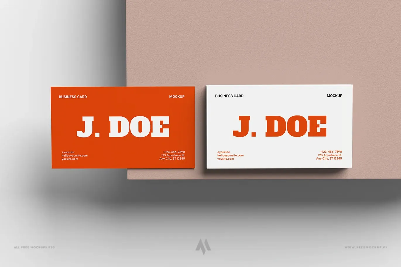 Nâng Tầm Thương Hiệu Với Mockup Danh Thiếp 3D