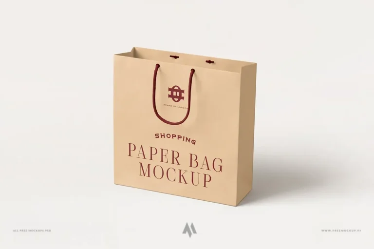 Mockup túi giấy chuyên nghiệp