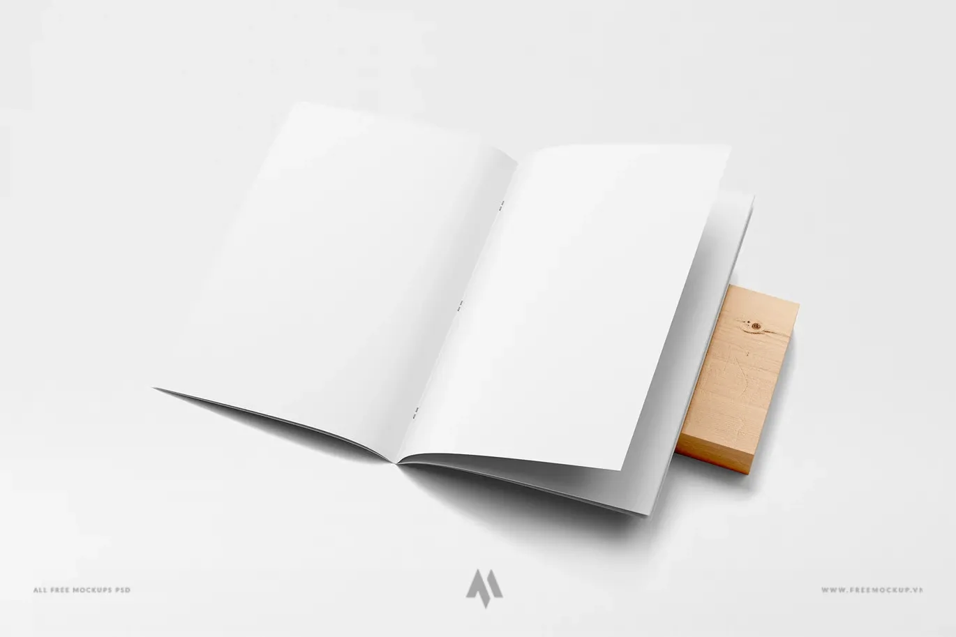 Mockup tạp chí A4 chất lượng cao