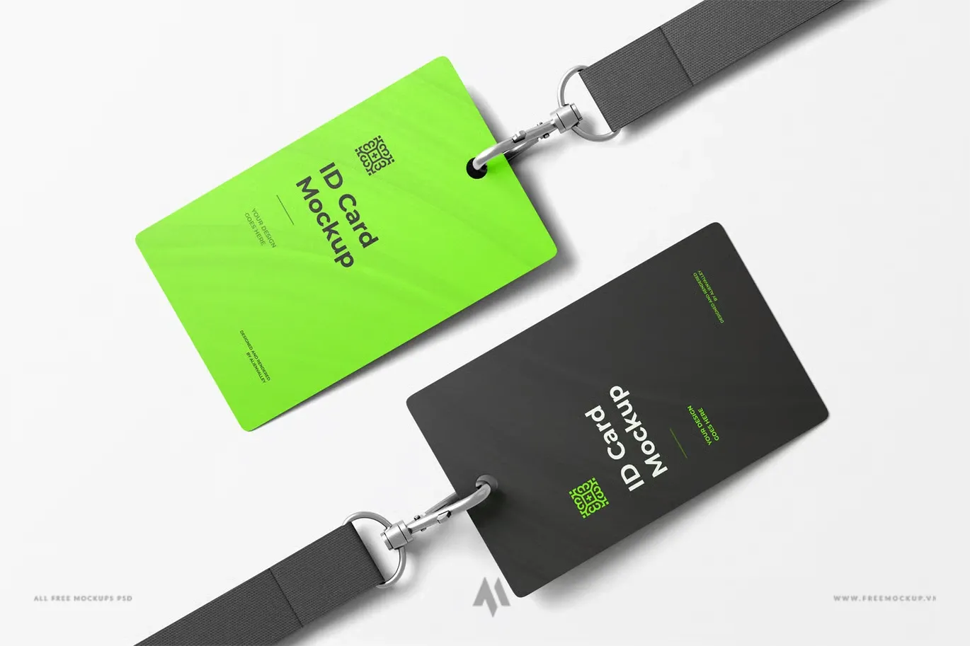 Mockup thẻ đeo nhân sự miễn phí