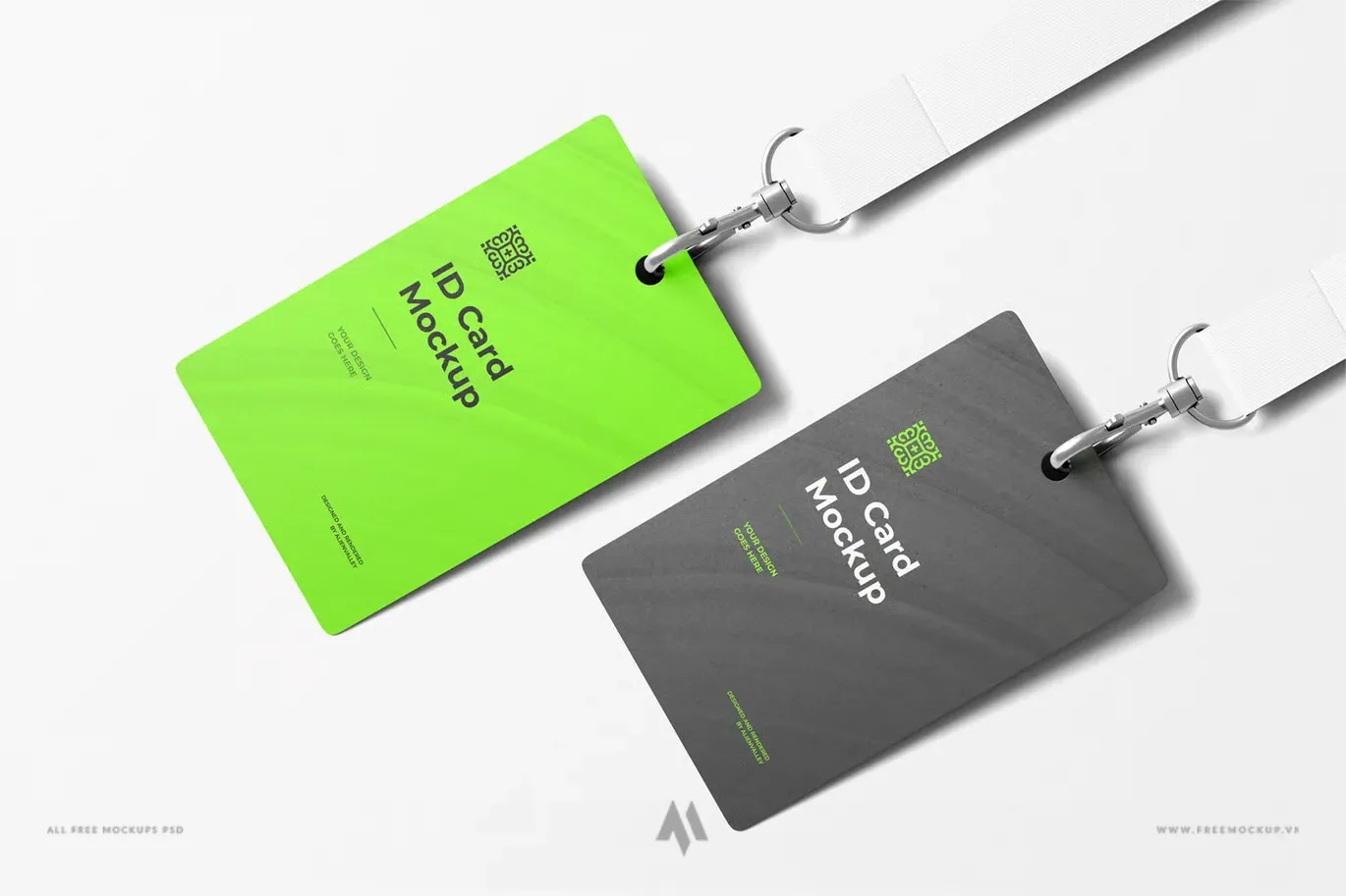 Mockup thẻ đeo nhân sự miễn phí