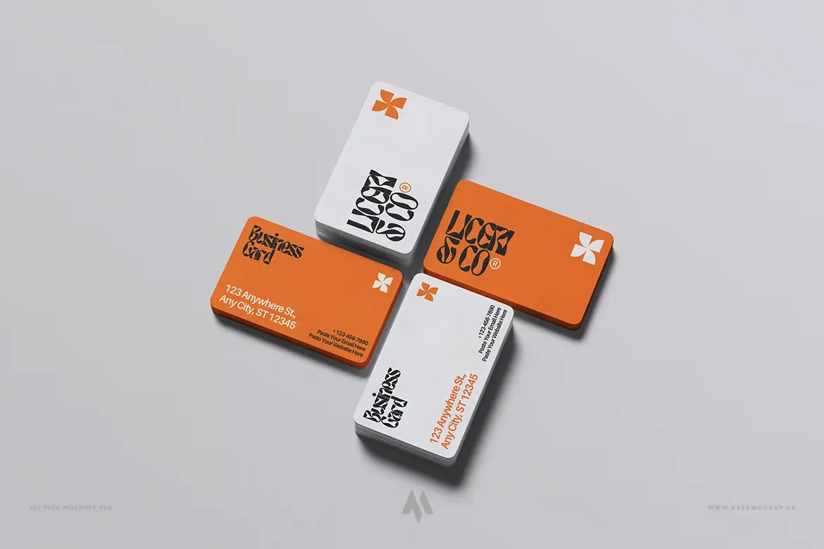 Nâng tầm thương hiệu với Mockup Card Visit