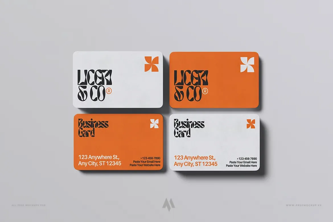 Nâng tầm thương hiệu với Mockup Card Visit