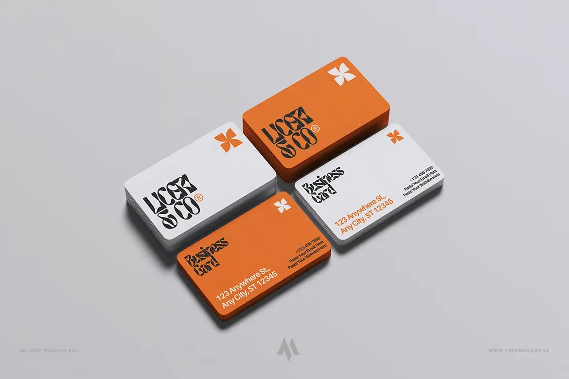 Mockup card visit miễn phí