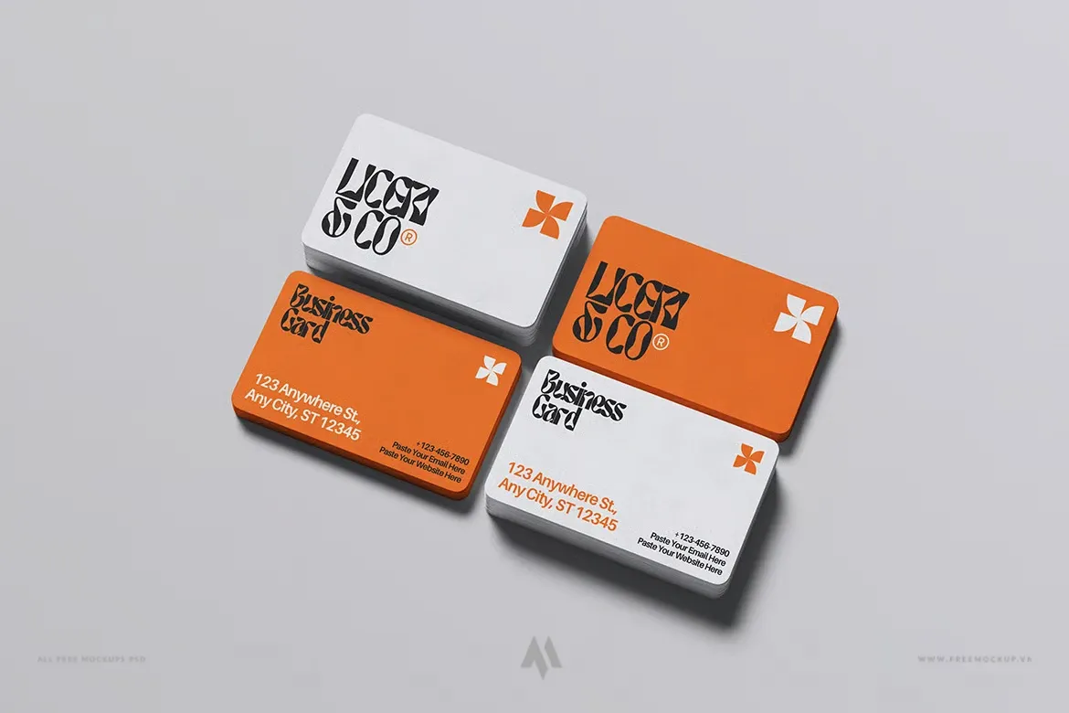 Mockup card visit miễn phí