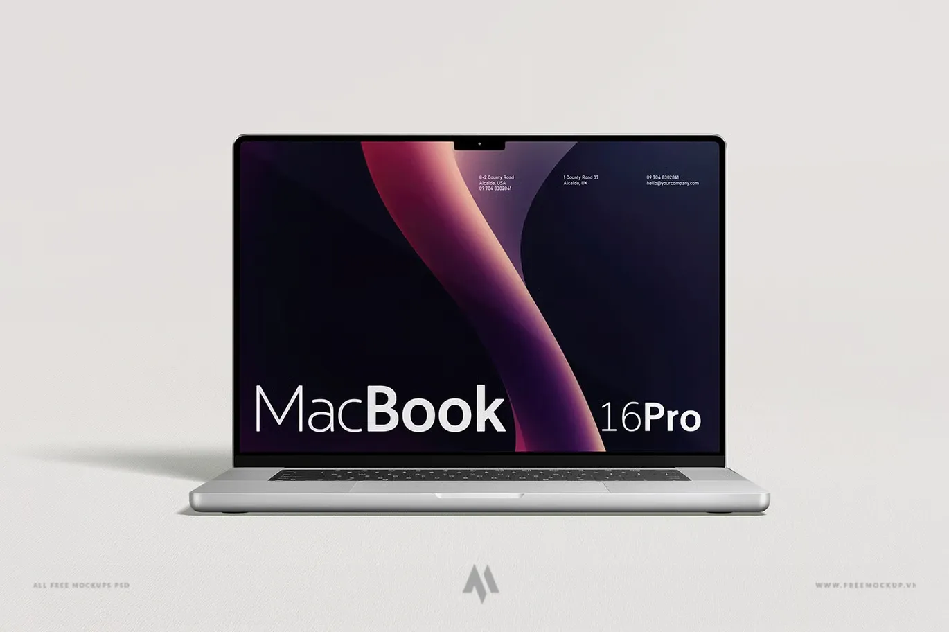 Mockup Macbook 16 Pro