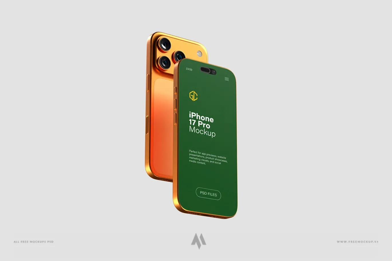 Mockup điện thoại iPhone 17 Pro