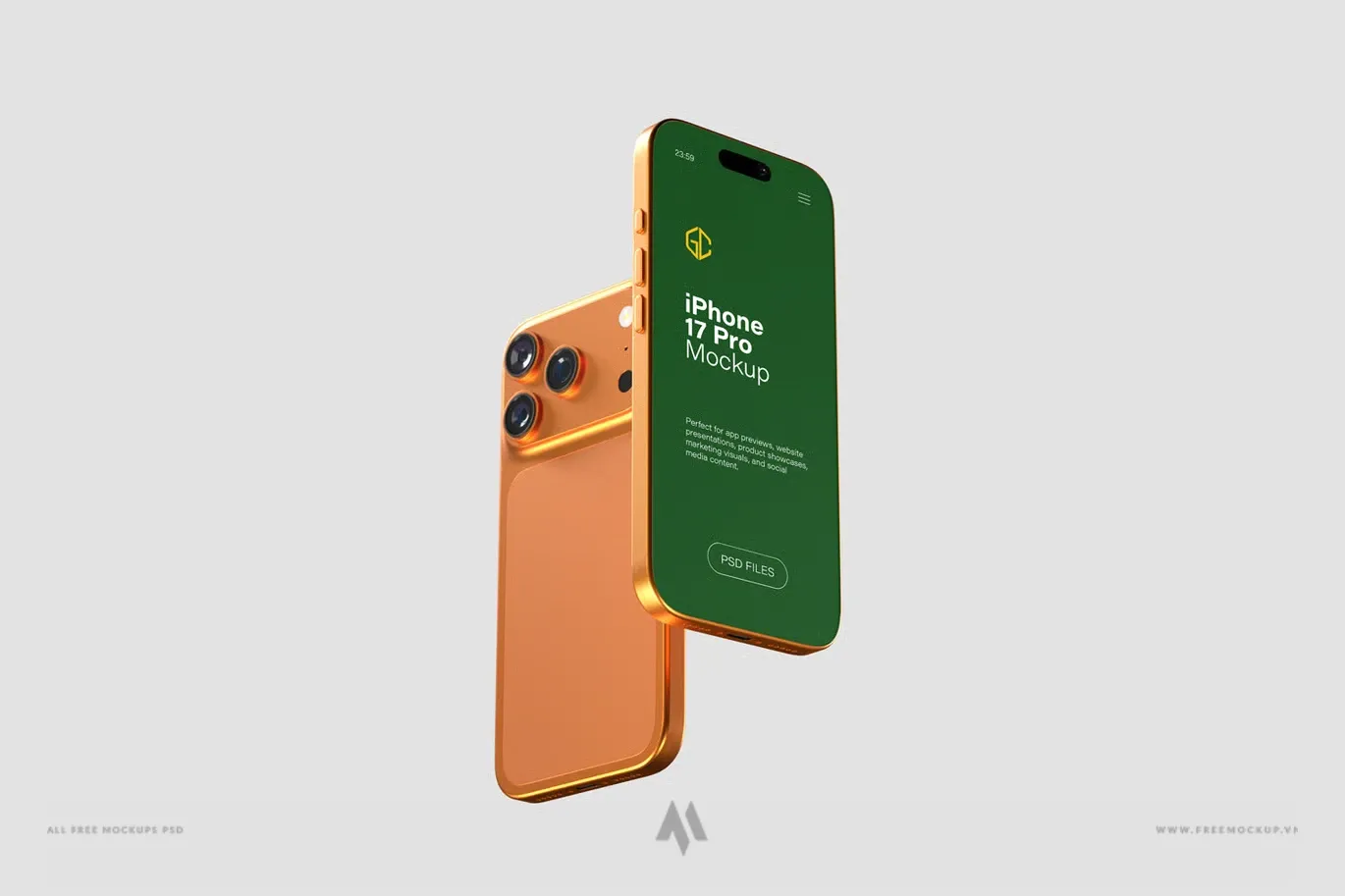Mockup điện thoại iPhone 17 Pro