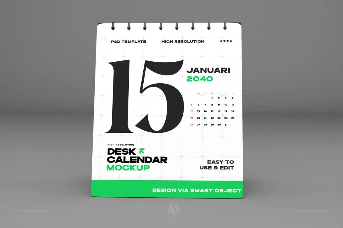 Mockup Lịch Bàn: Nâng Tầm Thiết Kế, Gây Ấn Tượng Mạnh